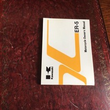 Owner's Manual - Kawasaki ER5 - Edition Date 07/1998 - Part No. 99922-1944-01