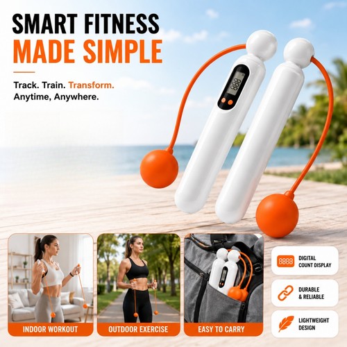 Cordless jump rope ropeless - cordless,