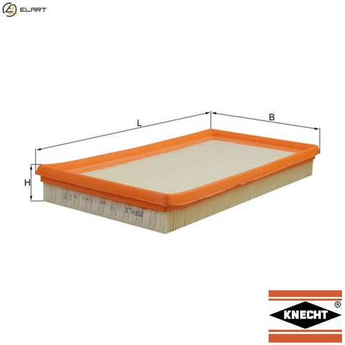 Air filter for volvo - filter, lx