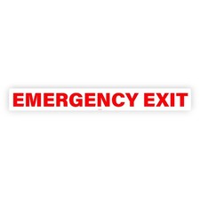 Emergency Exit Self Adhesive