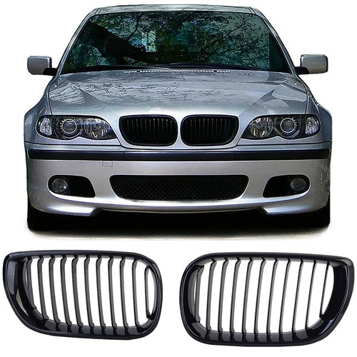 Front grille glossy black - glossy,