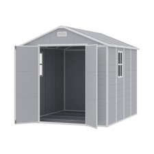 8 x 6FT Plastic Garden Shed