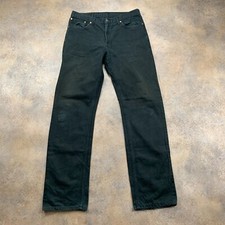 Vintage LEVI'S 751 Jeans Mens (34 Inch Waist) (34 Inch Leg) Regular Fit Black