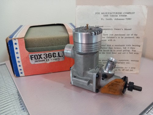Model aircraft engine fox - model, engine.