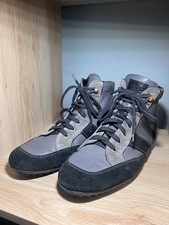 D&G Black & Grey Suede And Leather High Top Sneakers Size EU 41 UK 7
