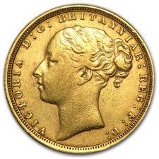 1871-1887 Great Britain Gold