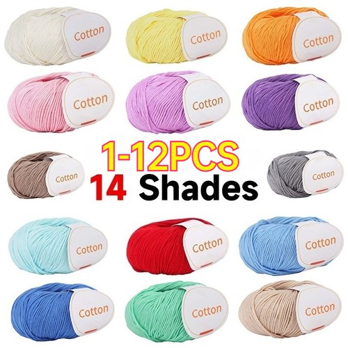 100 cotton yarn 50g - 12,