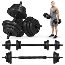Adjustable dumbbells set 20kg - dumbbells,