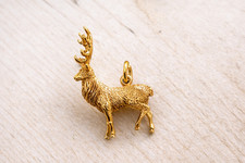 9ct Gold Vintage, Antique Stag