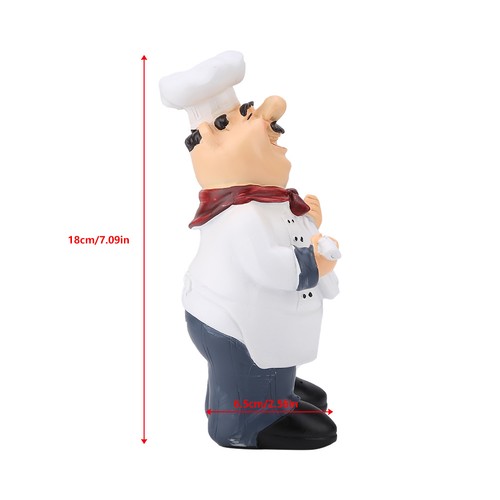 American vintage chef figurine - american,