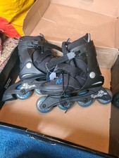 K2 Softboot 'Raider' adjustable inline skates UK size 3-7