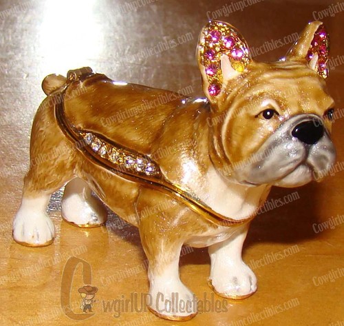 Enameled french bulldog - enameled, box