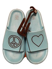 Peace And Love Heart Pillow