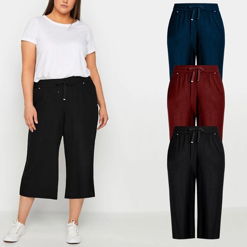 Ladies linen quarter trouser - linen, 3