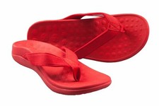 Pro11 Wellbeing orthotic sandals  arch support plantar Fasciitis heel pain RED