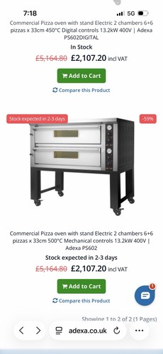 Commercial pizza oven - pizza, with