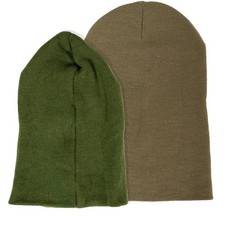 Original Dutch Army Beanie Hat - Olive - Green - Surplus Military Headwear