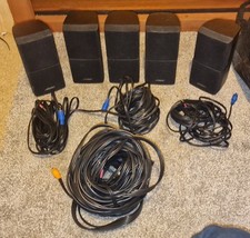 Bose AV28 Lifestyle Media Centre Speakers X5 With Official Cables And Brackets