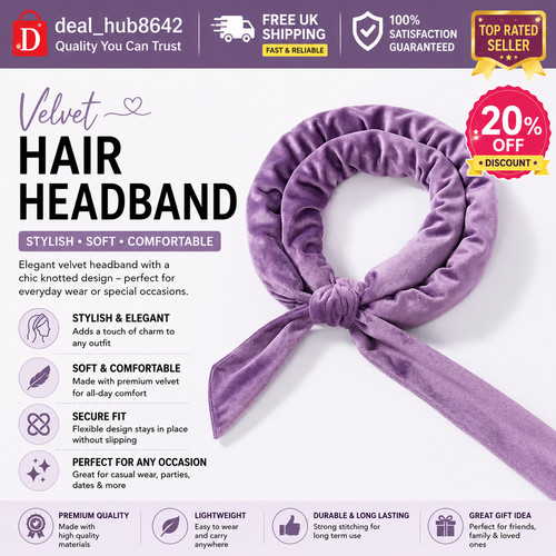 Heatless curling rod headband - heatless,