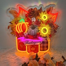 Happy Thanksgiving Neon Sign