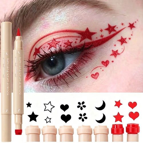Colorful liquid stamp - stamp, eyeliner