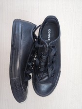 Converse Black Leather