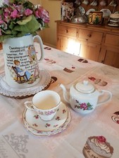 Vintage Mismatched Tea For One