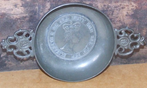 Vintage pewter quaich - vintage,
