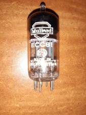 VINTAGE VALVE TUBE AUDIO Mullard ECC81 TESTED GOOD