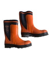 Stihl Chainsaw Boots Rubber Wellington Wellies Safety Steel Toecap UK 10.5 EU 45