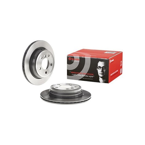 B338 brake disc x2 rear - brake,