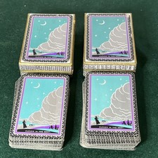 2 x VINTAGE DE LA RUE PLAYING