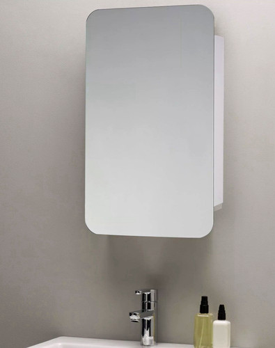 White wall mounted - white, mirrored