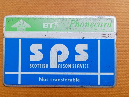 British prisons phonecard - bt,