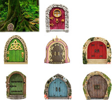 7Pcs Fairy Doors for Garden