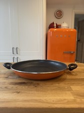 Vintage San Ignacio Paella Orange Pan 34cm