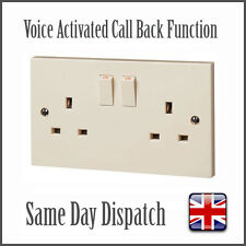 Wireless Audio GSM Bug Spy SIM Listening Device Mains Plug Socket Surveillance