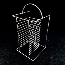 Silver Chrome 14 CD Rack