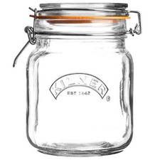 Kilner Square Clip Top Preserving Jars For Airtight Food Storage Pickles & Jam