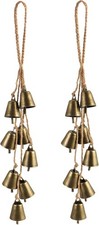 2 Pack Witch Bells for Door