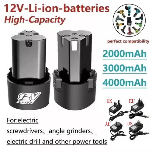 12v rechargeable - 12v, (2ah/3ah/4ah)