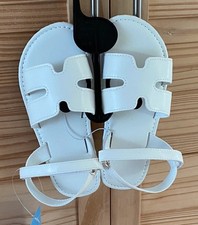 Girls white sandals shoes size