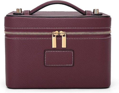 Hitotes leather makeup bag - leather,
