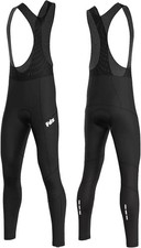 Men Cycling Bib Tights Winter Thermal Padded Hi Viz Cycling Trouser Leggings uk
