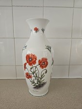 Large Chelson China, Fine Bone China Vase, Floral Design. 31cm