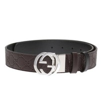 GG Logo Black Brown Reversible