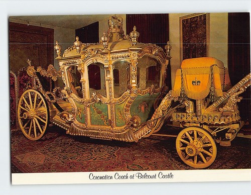 Postcard coronation coach - postcard,