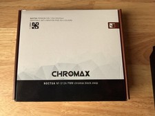 120mm Noctua NF-S12A PWM chromax.black.swap, 7 Blade, High Airflow Fan, 300-1500