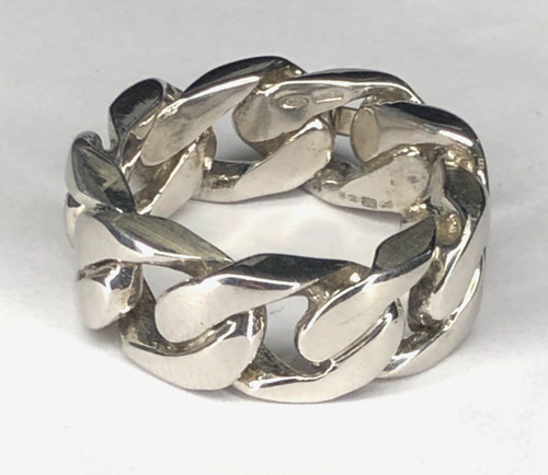 Sterling silver cuban curb - silver,