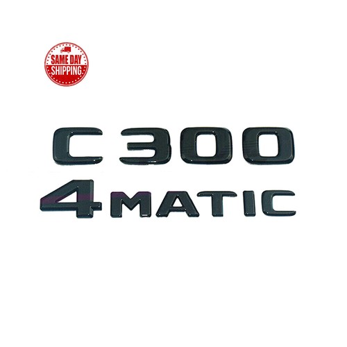 C300 4matic rear emblem - c300,